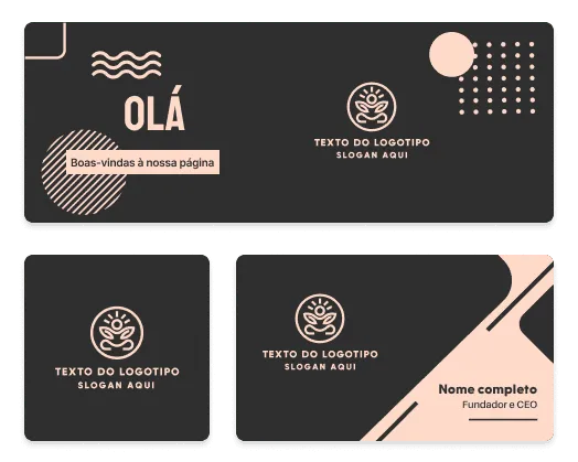 ferramentas de logotipo e cartão de visita