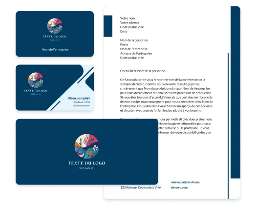 outils de création de logos et de cartes professionnelles