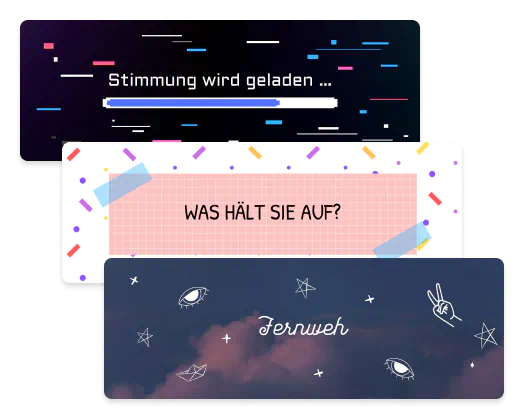 Beispiele für Tumblr-Banner
