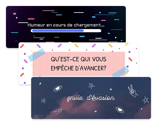 Exemples de bannières Tumblr