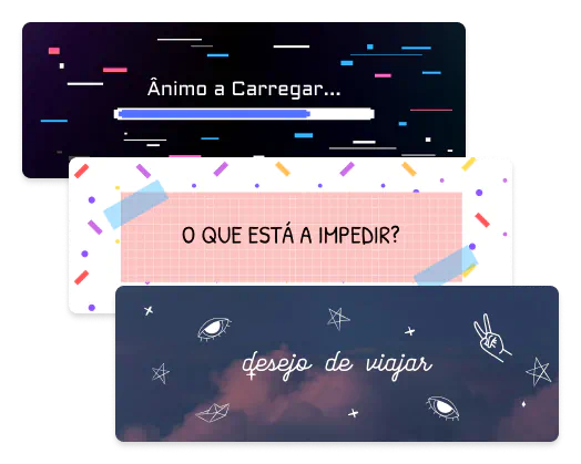  Exemplos de faixas do Tumblr