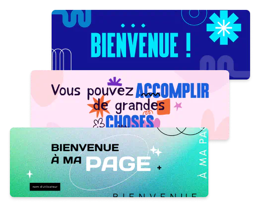 Bannières Tumblr personnalisées