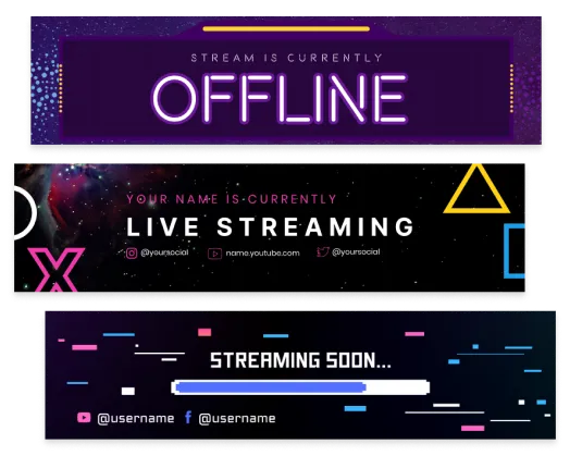 Twitch Banner examples