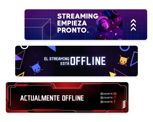 Banners personalizados de Twitch