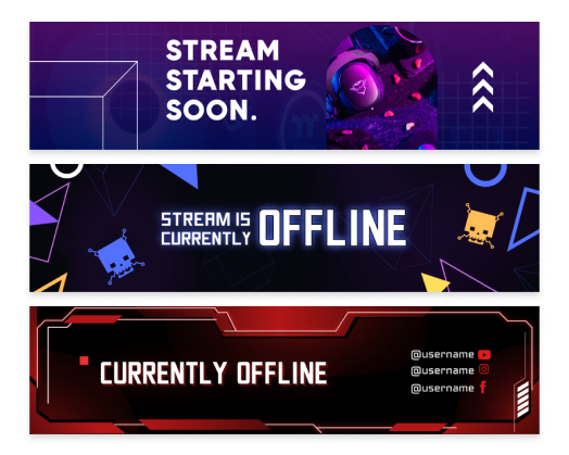 Personalised Twitch Banners