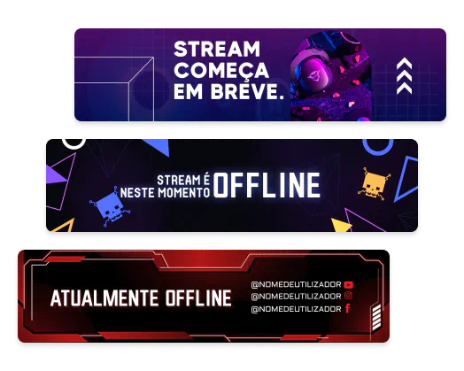 Faixas do Twitch Personalizadas