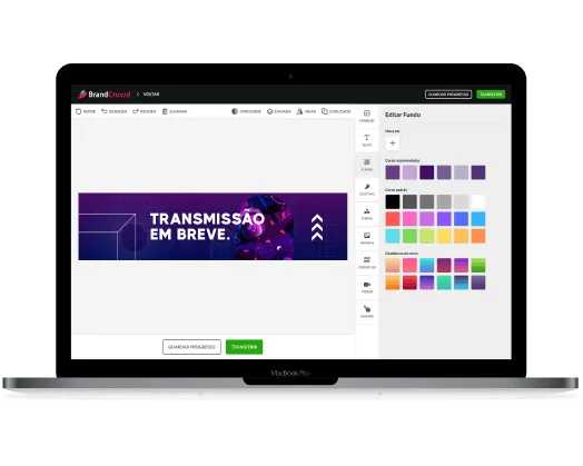 Editor de banners do Twitch