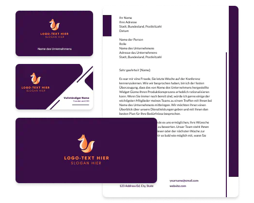 Logo- und Visitenkarten-Tools