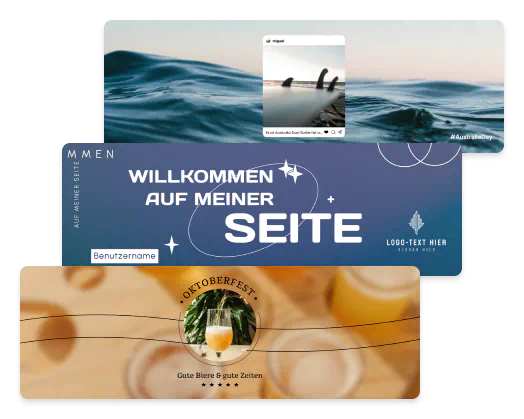 Personalisierte Twitter-Header