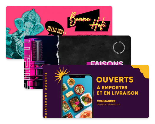 Exemples de publications Twitter