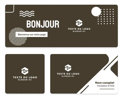 outils de création de logos et de cartes professionnelles