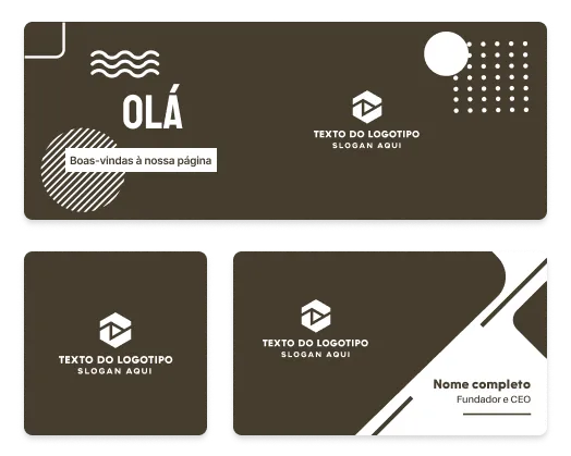 ferramentas de logotipo e cartão de visita