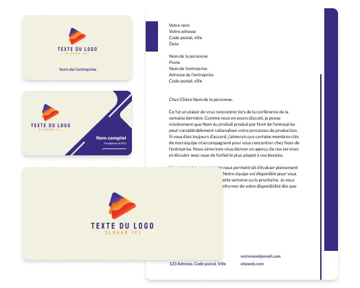 outils de création de logos et de cartes professionnelles