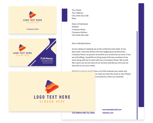 logo and business card tools
