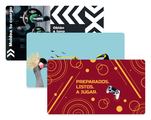 Ejemplos de banners de YouTube