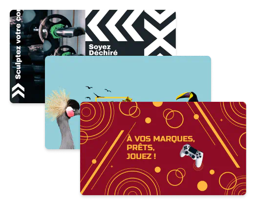 Exemples de bannières YouTube