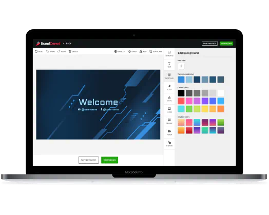 YouTube Banner editor