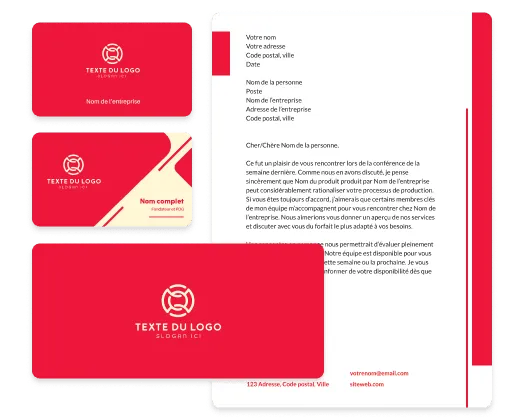 outils de création de logos et de cartes professionnelles