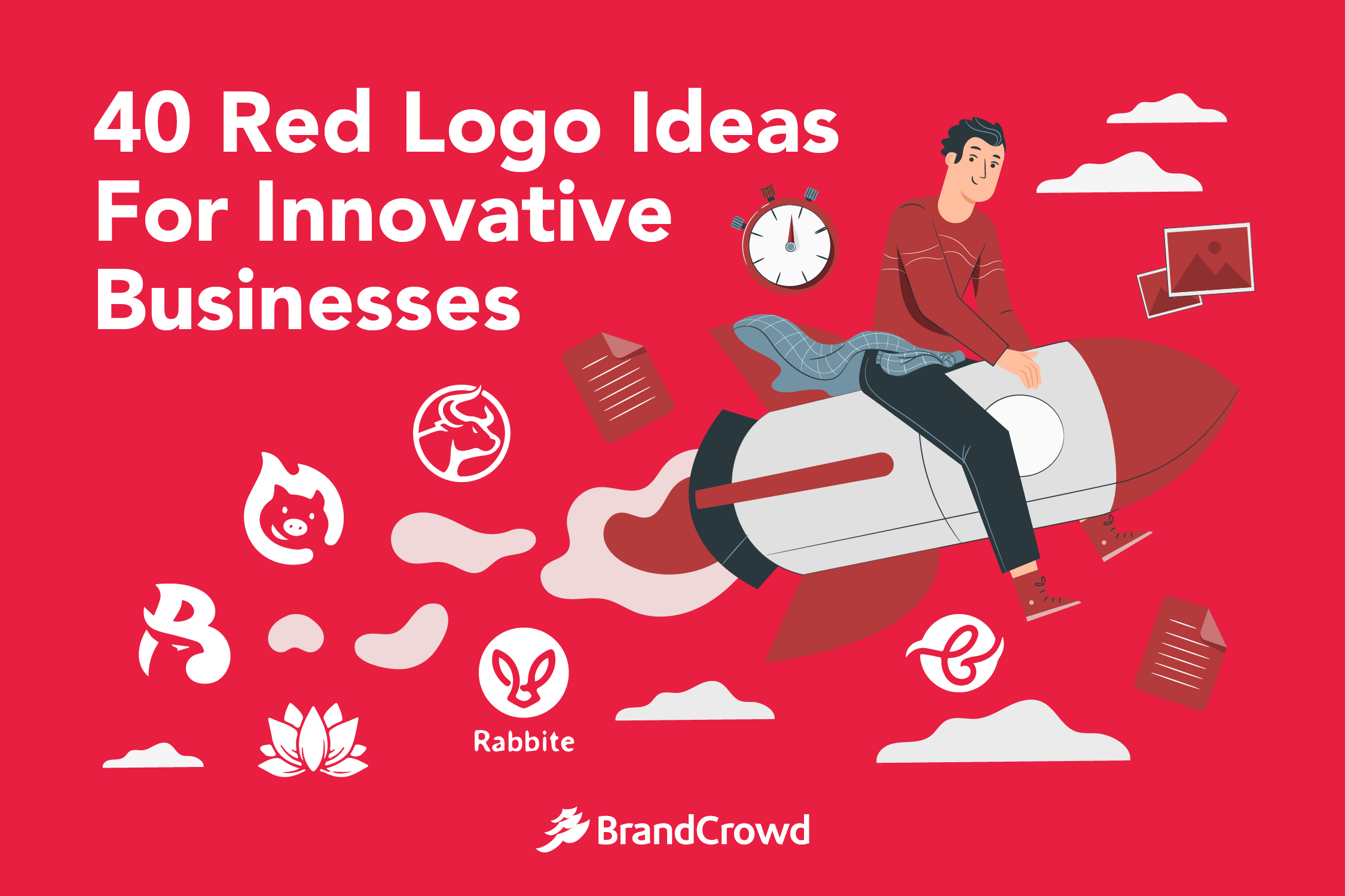 40 Red Logo Ideas For Innovative Businesses