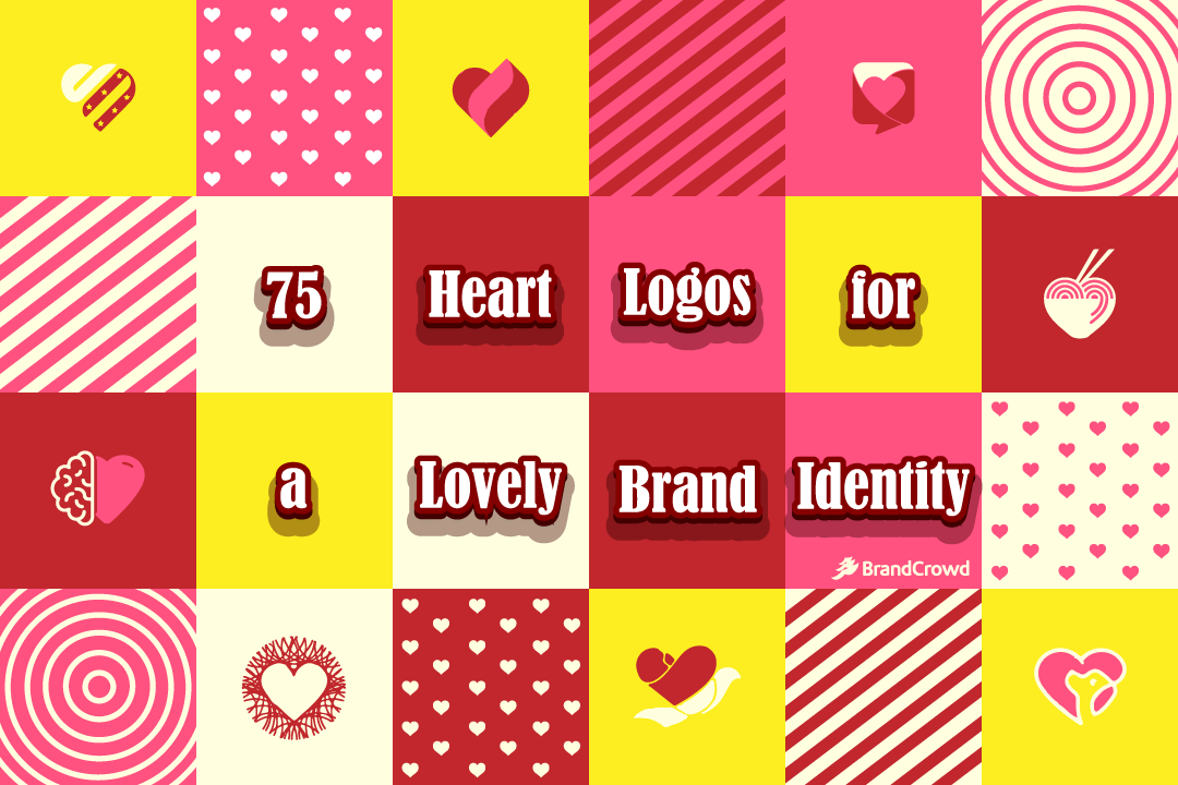 75 Heart Logos for a Lovely Brand Identity