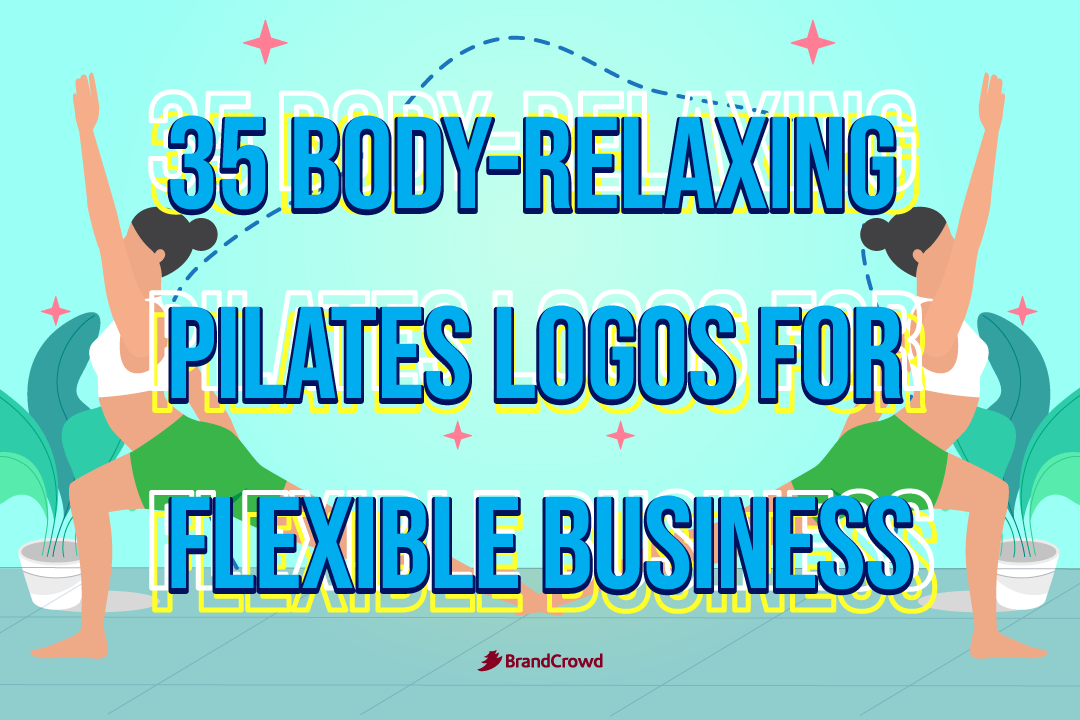 35 Body-Relaxing Pilates Logos For Flexible Pilates Business