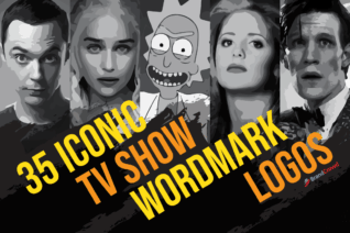 35 Wordmarks in Famous Tv Shows