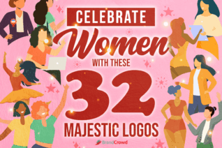 Celebrate Women with These 32 Majestic Logos