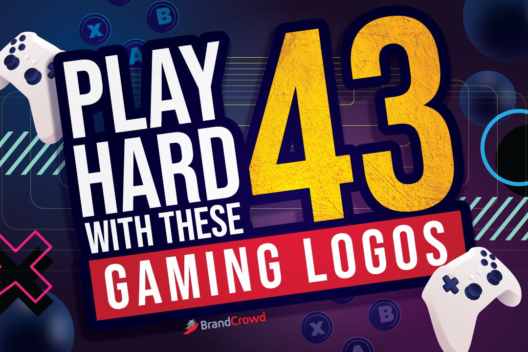 Play Hard with These 43 Gaming Logos