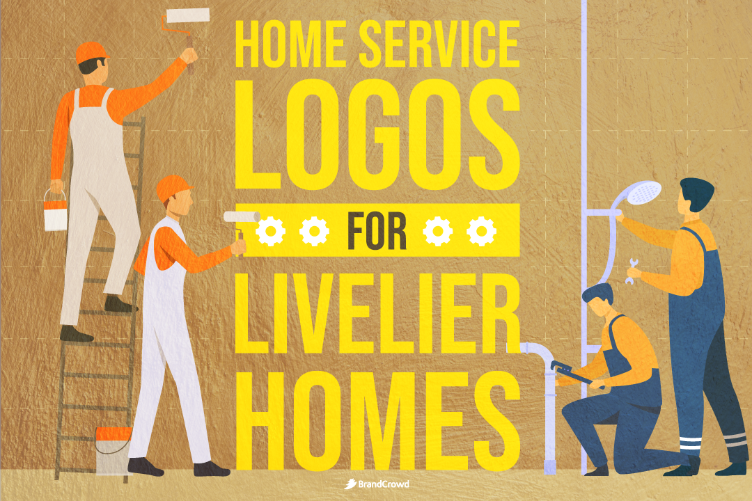 125 Home Service Logos for Livelier Homes