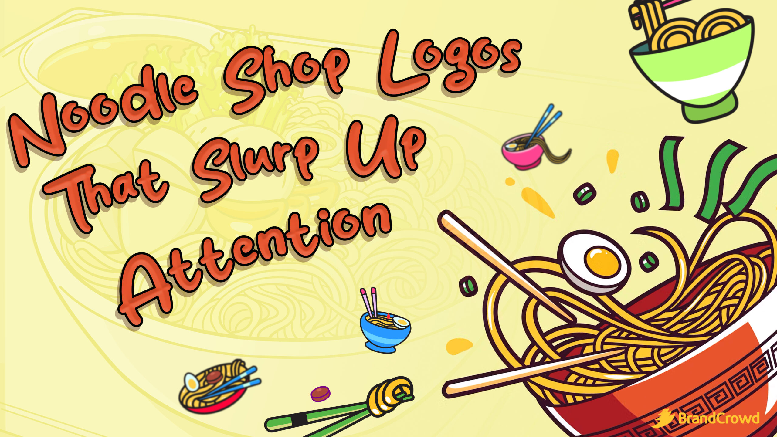 Top 50 Noodle Shop Logos That Slurp Up Attention