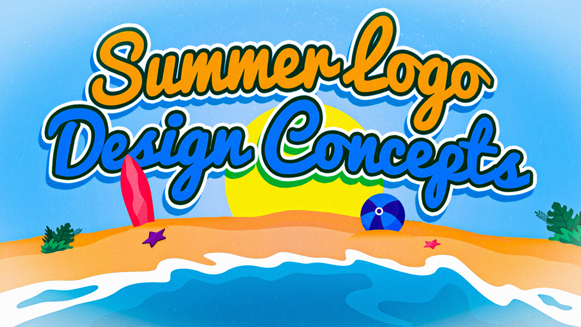 50 Summer Logos for a Fresh Seasonal Rebrand