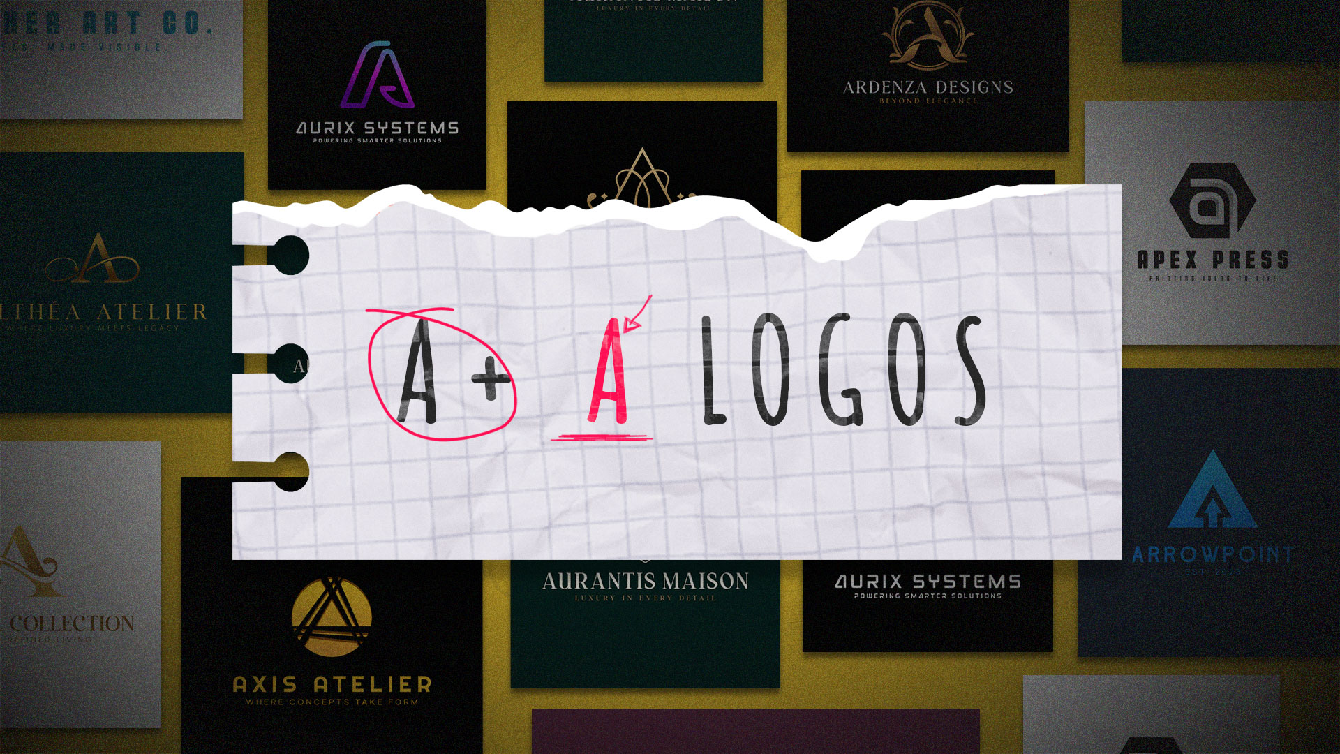 40 A Logos That Are A+ In Brand Marketing