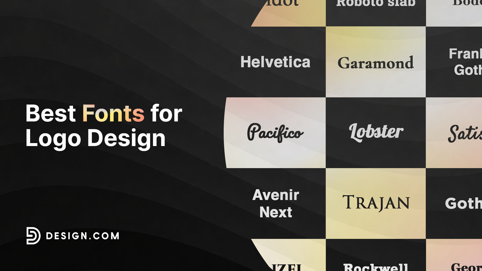40 Best Fonts for Logo Design