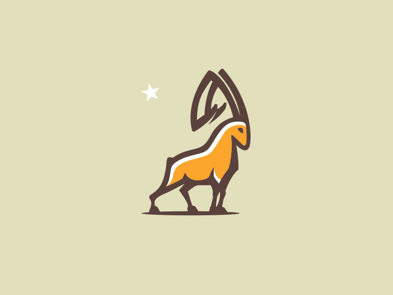 Goat Logo Design by Mersad Comaga