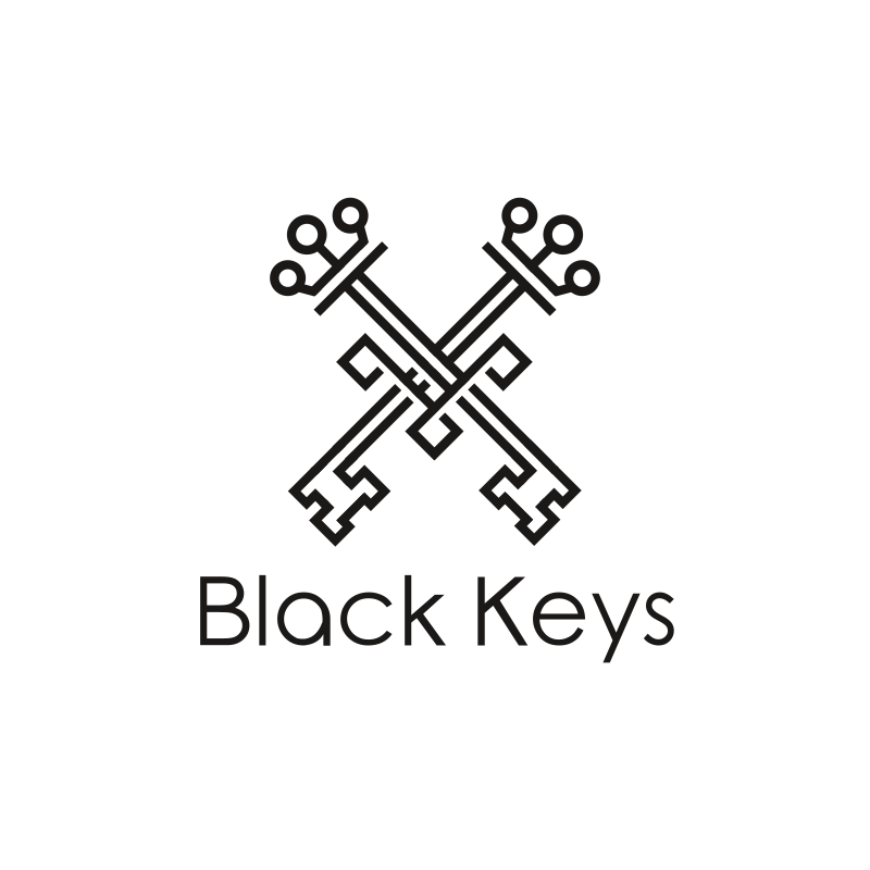 Black Keys Financial Logo Design