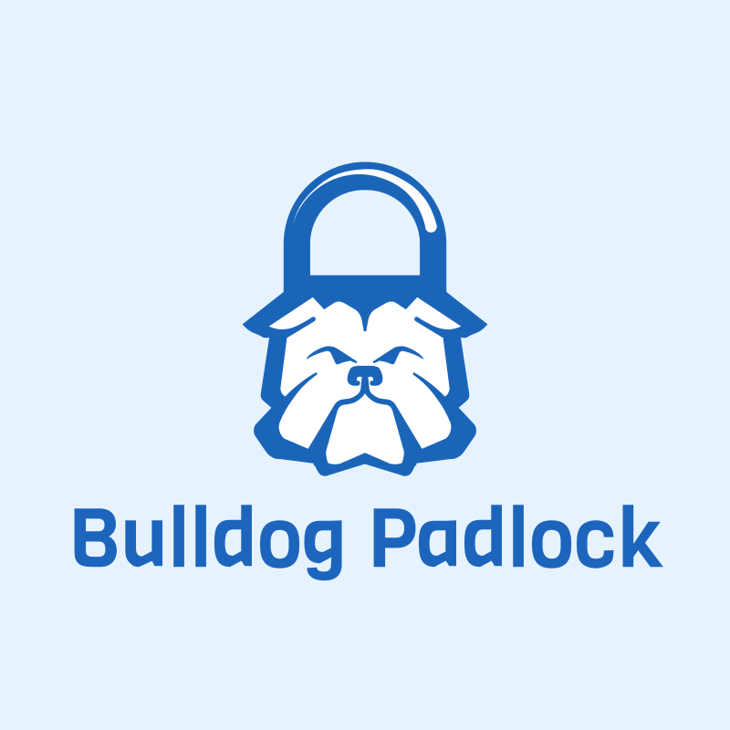 Bulldog Padlock Logo