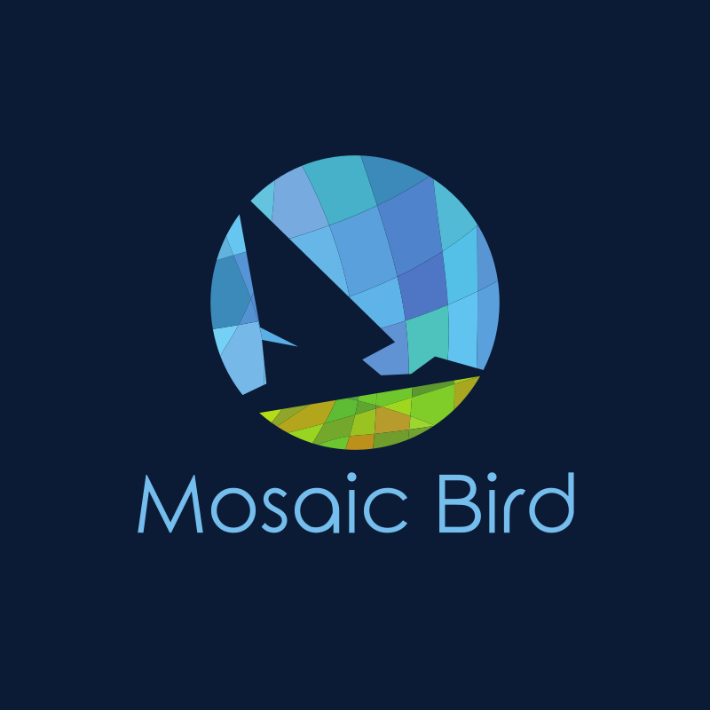 Mosaic Bird Logo