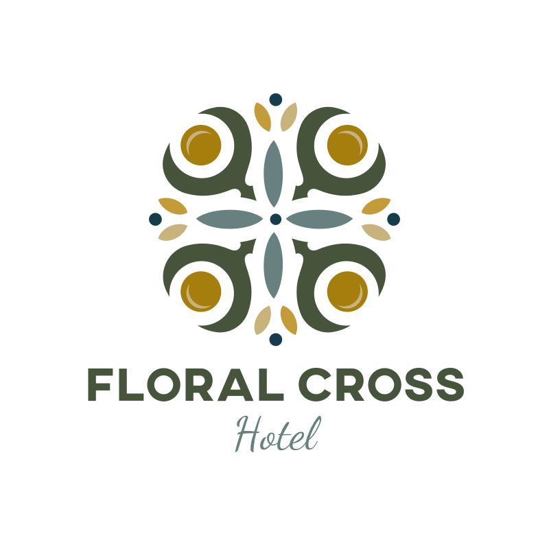 The Floral Cross Logo