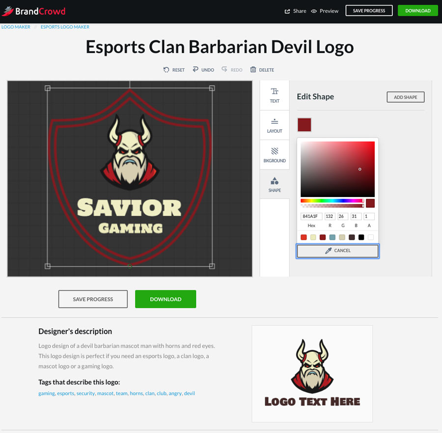 Gaming Logo Maker, eSports, Clans & Every Gaming Need