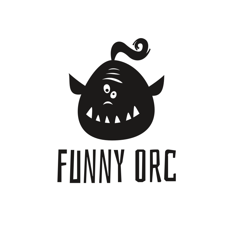 Funny Orc Logo