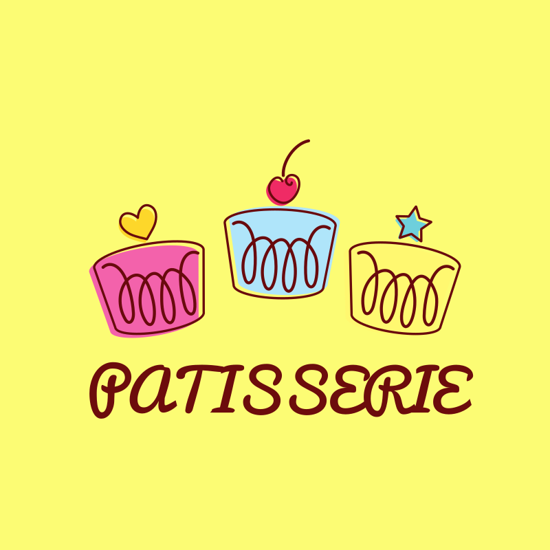 Patisserie Combination Mark Logo