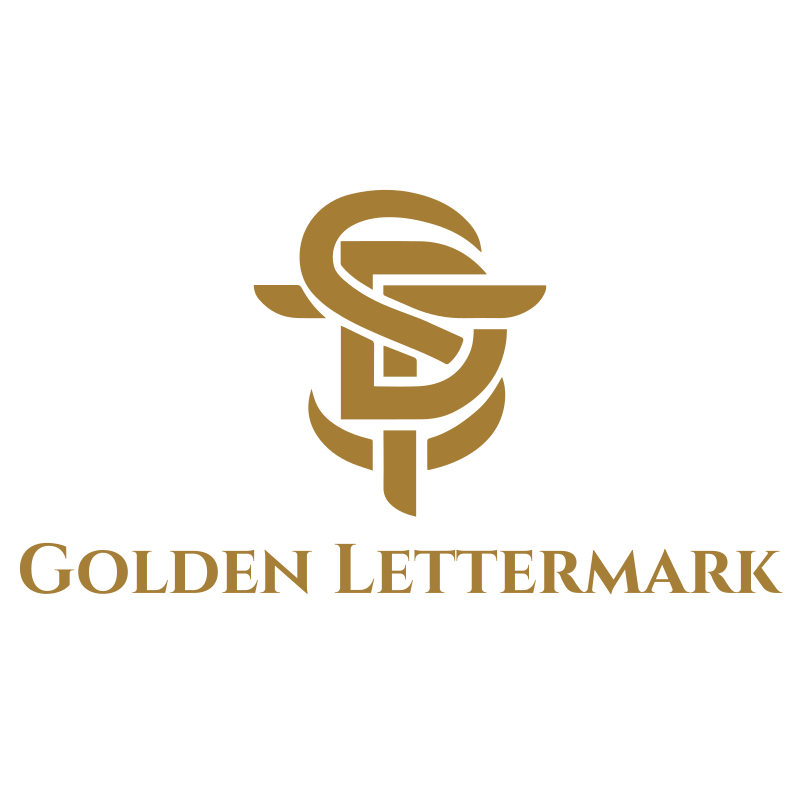 Golden Lettermark Logo