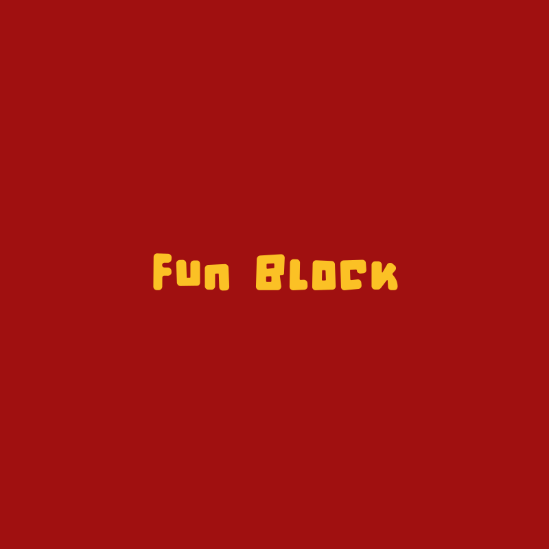 Fun Block Wordmark logo