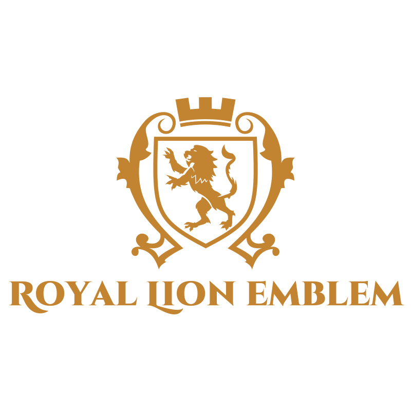 Royal Lion Emblem Logo