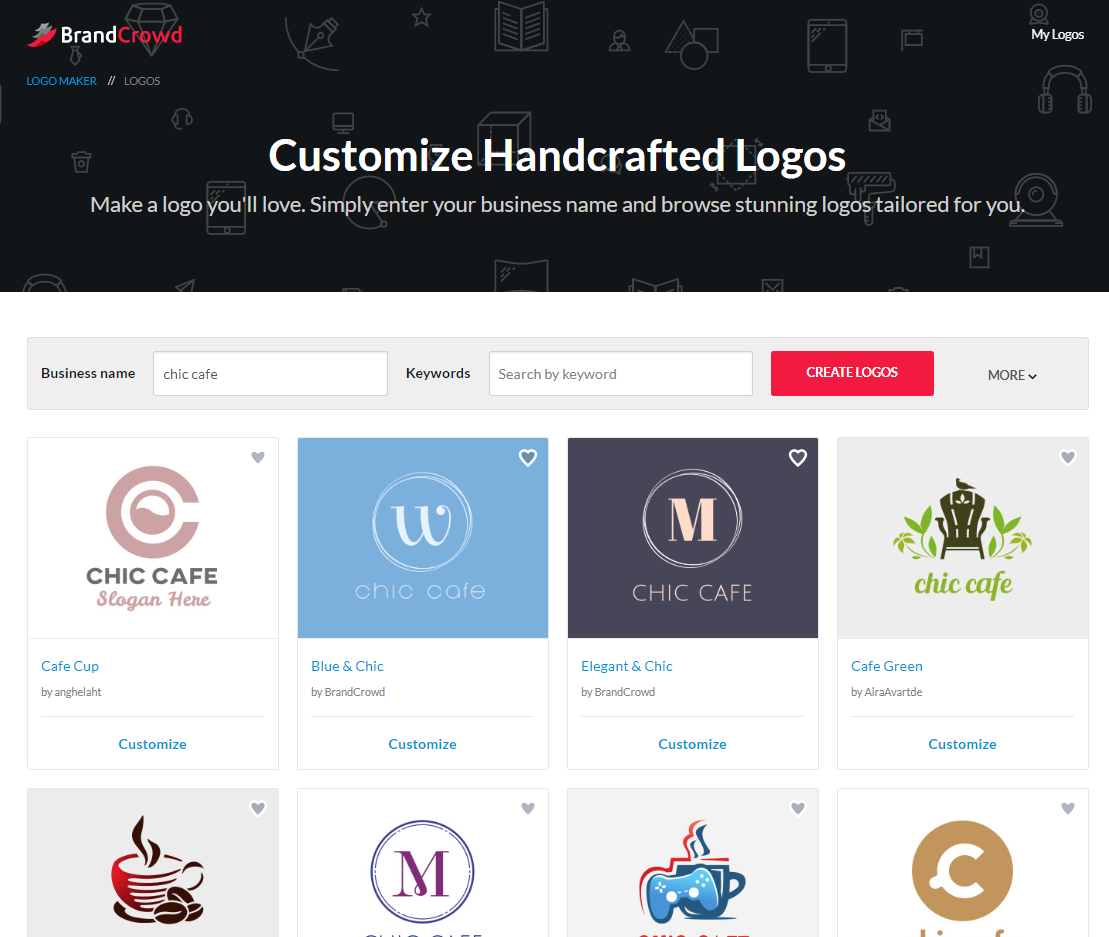 Create A Logo For Free 3 Easy Steps Brandcrowd Blog