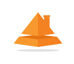 Pyramid Logo Design by Musiquedesign