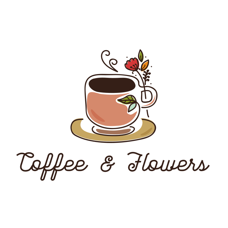 Coffee and Flowers Logo