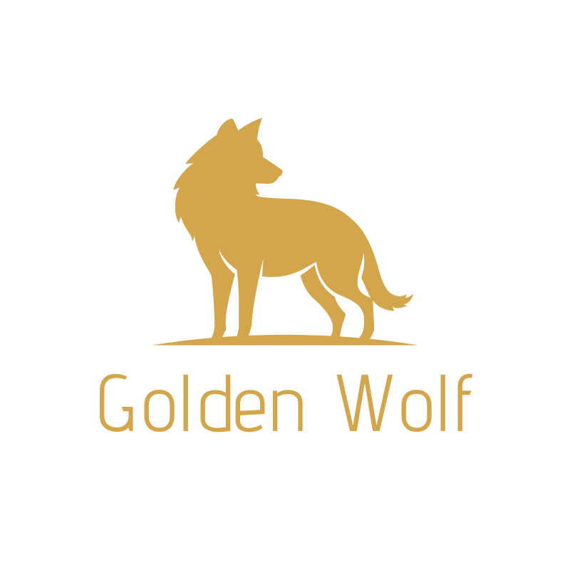 Golden Wolf Logo