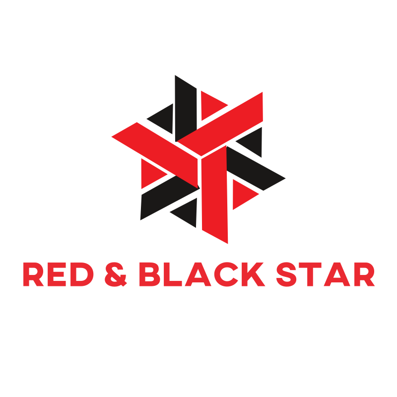 Red and Black Star logo