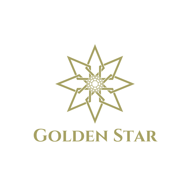 Golden Star Logo Design